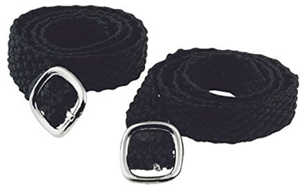 HKM Sporenriemen 1 Paar, Schwarz, One Size