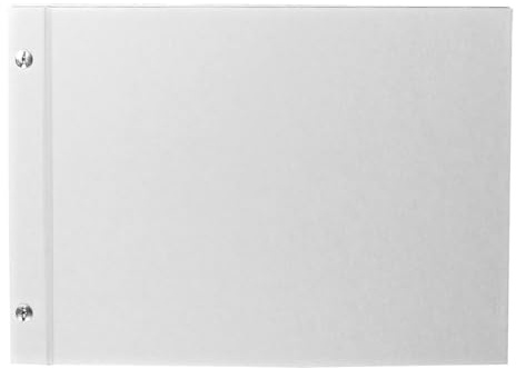 Rayher Cuaderno en blanco, álbum A4 atornillado, 25 hojas, 190 g/m2, Scrapbooking, 8161200