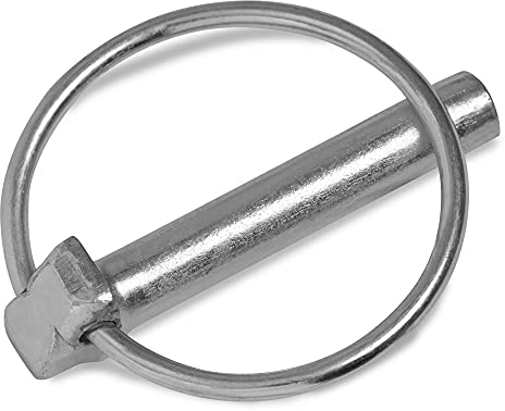 HEAVYTOOL Klappsplinte 6mm x 45mm Klappstecker (10 Stück) galvanisch verzinkt Splintbolzen Schnellspannsplinte Rastbolzen Rastsplinte Steckbolzen Schnellverschlussbolzen