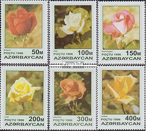 Aserbaidschan 320-325 (complète.Edition.) Neuf avec Gomme Originale ** MNH 1996 Rose sélections (Timbres pour Les collectionneurs) Plantes/Champignons