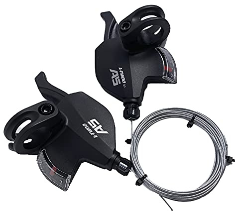 Chooee Bike Gear Shifter 9/10 Speed,Mountain Bike Gear Shifter 3 x 9/10 Left and Right Shift Lever for Shimano/sram …