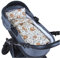 Babylux 2 TLG. Set Bezug für Kinderwagen Stubenwagen oder Wiege Garnitur Bettwäsche Kissen Decke 60 x 78 cm (129. Bär Braun)