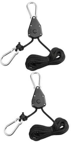 TOYANDONA 2pièces Suspensions Pour Lampes De Culture Cordes Robustes Pour Ajustement Facile Cordes De Levage Pour Illumination De Plantes