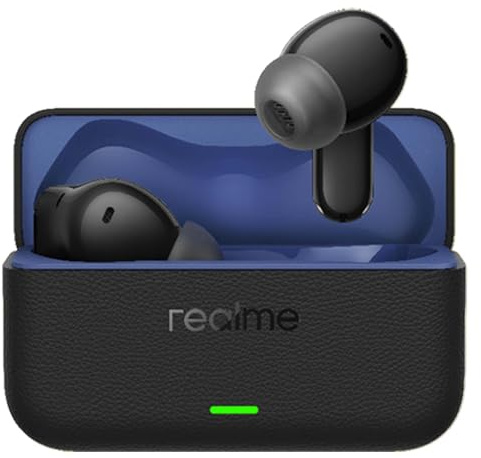 realme Buds T500 Pro Auriculares Inalámbricos con 50dB ANC Cancelación de Ruido, 56H de Batería, Auriculares Bluetooth TWS In-Ear con 12,4 mm Hi-Res Audio Controlador, Traducción con IA, Bluetooth 6.1