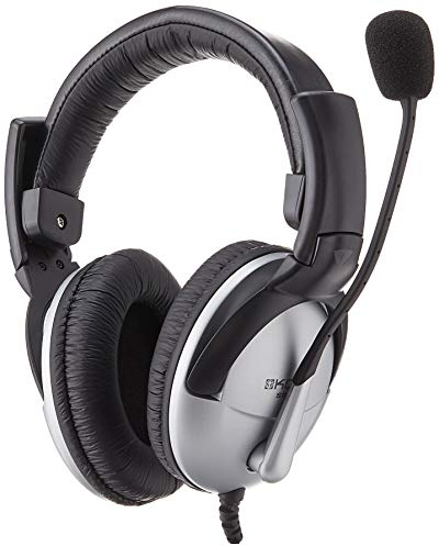 Koss Universal SB45 Over-Ear Gaming Headset Kopfhörer mit Mikrofon - Silber
