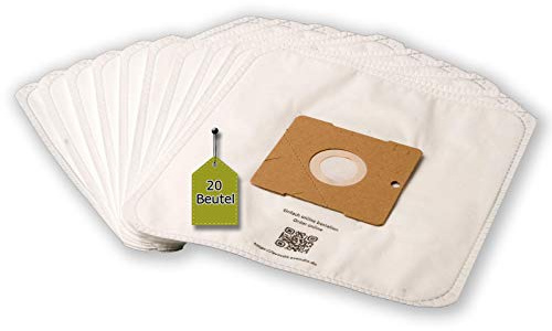 20 Staubsaugerbeutel kompatibel mit KOENIC KVC 700, 20 Staubbeutel + 2 Mikro-Filter, kompatibel mit Staubsaugerbeutel Swirl Y101
