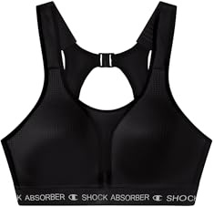 Champion Womens Shock Absorber S06s7 - Ultimate Run Padded Bras, Black, 36E UK