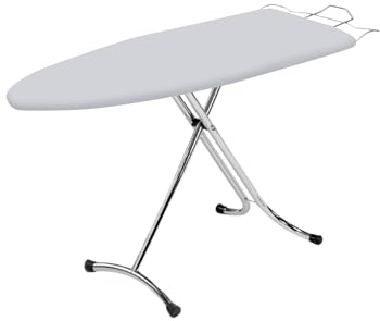 Top House Italia Relax Plus Asse da Stiro - 123x39 cm - Salvaspazio, robusto, pieghevole - Copriasse anti piega termoriflettente
