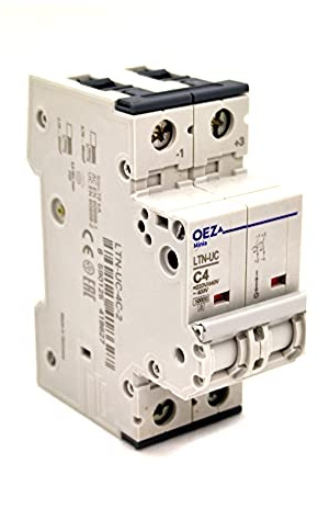 2pol DC Leitungs-Schutzschalter LS 4A bis 440V Made in Germany Solar PV 10kA 2P Gleichstrom Niederspannung Automat