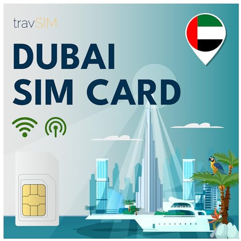 travSIM Dubai SIM-kort | Orange nätverk | 10 GB mobildata | Hotspot tillgänglig | Gratis roaming i över 6 länder i Mellanöstern | Planen på Dubai SIM-kort är giltig i 14 dagar.