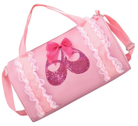 Valiclud Borsa Da Ballo Bambina Zaino Danza Leggera Borsa Per Danza Bambina Con Tracolla Regolabile Cerniera Per Vestiti Scarpe Bottiglie D'Acqua