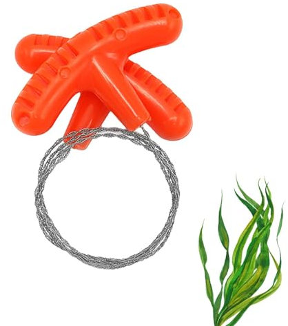 Sierra De Alambre De Cuerda: Sierra De Cable Manual, Herramienta De Corte De Supervivencia De Mano, Equipo De Mochila Compacta | Sierra De Tubería Flexible Para Caza Al Aire Libre, Campamento,