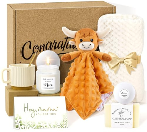 New Mom to Be Gifts New Mom Self Care Gift After Baby New Mum Gifts Set After Birth Hamper Postpartum Gifts for Mummy Newborn Baby Essential Pregnancy Gifts for Expecting Mom
