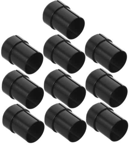 Toyvian 10 St Mikrofonstativsadapter Innerdiameter Plastbussningar Vibrationsdämpande Hylsor för Mikrofon- Högtalar Ljusstativ Slitstark och Enkel att Installera