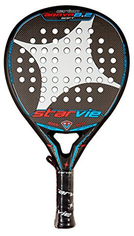 StarVie Brava8.2 Carbon Soft 2016 Pala de pádel, Unisex Adulto, Blanco, 360 Gramos