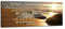 dalinda® XXL-Wandbild Leinwandbild mit Spruch Spuren der Liebe... 100x40cm Keilrahmenbild Kunstdruck Wandbild Panorama Leinwandbild LS101