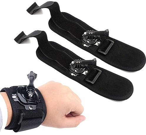 Supporto da polso Braccio di ispessimento con cinturino, supporto per GoPro Hero 10/9/8/7/6/5/4/3+/3 e DJI Osmo Action 360°, SJCAM e altri modelli
