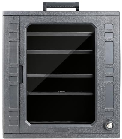 Jucoci Miniatures Storage Case Miniatures Transport Case (Large Size with Light)