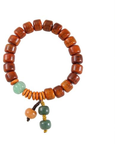 YAIEWNE armband, tibetansk stekt yak ben armband, buddhistiska pärlor oxhorn tillbehör par, justerbar elastisk pärlmanschett smycken festival present vänskap, övrigt