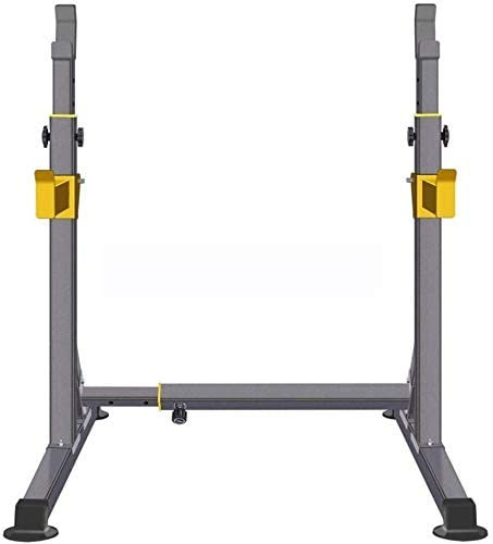 KLLJHB Grande rack regolabile per sollevamento pesi, panca per squat regolabile, supporto per squat rack bilanciere panca a pressione gratuita, attrezzature per il fitness casa palestra I