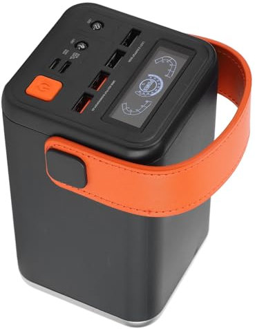 Outdoor Emergency Power Station Portable Camping Power Station Household Large Capacity Battery (Blue) (Grey)