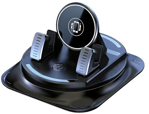 360° Dashboard Car Phone Holder with Quick Release, Strong Suction Cup and Universal Fit, Compatible with All Phones, Windshield Adhesive Mount