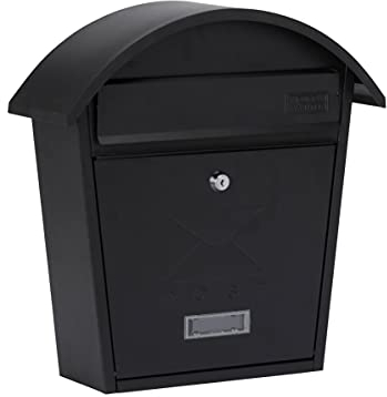 Sterling MB06BK Classic 2-Buzón MB06B, Negro Mate, 364 x 380 x 134