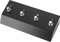 Laney FS4 - Vier-Wege Metall-Fußschalter - Schwarz - Manuell - Druckknopf-Aktuator - LED-Indikatoren - Passt für Iron Heart, VH, Nexus