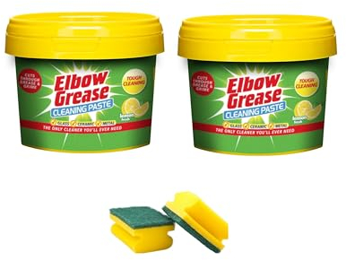 Elbow Grease 2x500ml All Purpose Kitchen Laundry Household Degreaser Cleaner Spray, Yellow
