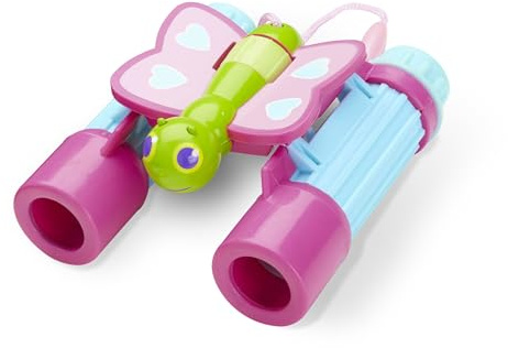Melissa & Doug Sunny Patch Cutie Pie Butterfly Binoculars - Pretend Play Toy