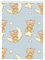 Lichtblick Klemmfix Verdunklungs-Rollo mit Motiv, ohne Bohren, Blickdicht, Seitenzugrollo, Made in Germany, Bärchen - Blau 70 x 150 cm (B x L)