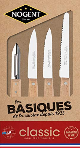 Nogent*** 00084V Les Bassiques pour mon Cuisine - Estuche clásico de madera de haya