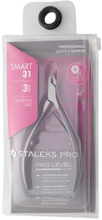 STALEKS PRO Smart 31 NS-31/3 - Tronchese per cuticole (lunghezza lama 3 mm)