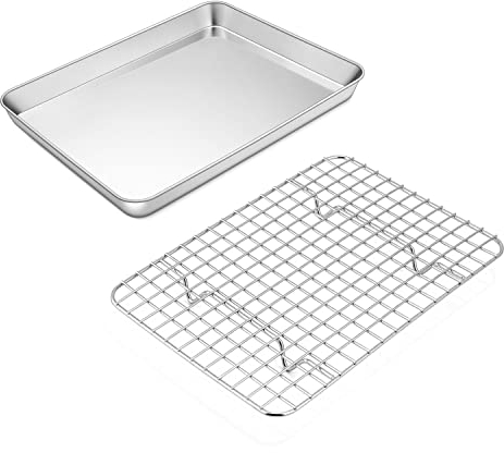 TEAMFAR Teglia da Forno con griglia di Raffreddamento