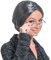 Hatstar Großmutter Oma Perücke | Grandma Granny Wig | Grauer Dutt | Party Kostüm Accessoire zu Karneval & Fasching | Verkleidung Damen & Mädchen