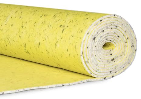 FloorPro 8mm Carpet Underlay - DIY Roll 1m x 5m - PU Foam With Sound And Insulation - Underfoot Comfort Cushion Padding Underlayment - Ideal For Stairs