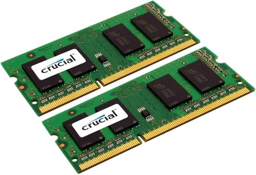 Crucial 16GB Kit (2X 8GB) DDR3L 1600 MHz (PC3L-12800) SODIMM 204-Pin | Notebook-Arbeitsspeicher | Niedrige Spannung 1.35 V | CT2KIT102464BF160B
