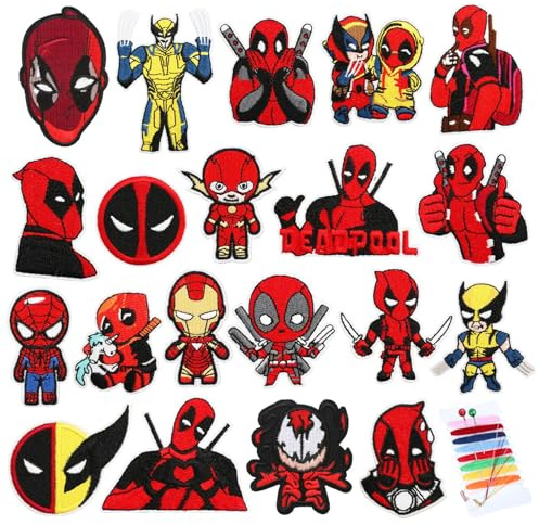 Parches Ropa Termoadhesivos 20pcs Parches Ropa Niños Termoadhesivos Infantil DIY Coser o Planchar En Los Parches Apliques para Pantalones Camiseta Jeans Sombrero Bolsas Mochilas