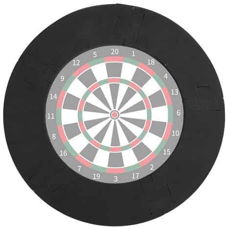 Protezione da parete per Dartboard, supporto per freccette, Eva Dartboard Surround Backing | Anelli di pannello di splicing di protezione multifunzionali per carta dart da 18 pollici