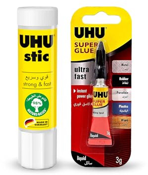 UHU 3-37586 Blistercard - Blíster de madera (27 ml), transparente