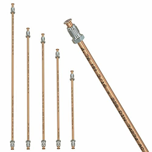 Tuyau de Frein Ø 4,75 mm en Cupro Nickel Cunife évasure double type E conduite de freins DIN 74 234 tuyaux des canalisations de freins 150mm - 3050mm choix: Longueur 475 mm