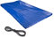 PKW Auto Anhängerplane Anhänger Plane Abdeckplane blau mit Gummiseil Spanngummi 257x134 cm
