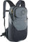 EVOC RIDE 12 Protektor Fahrradrucksack, Trekkingrucksack für Trails & Alltag (cleveres Taschenmanagement, AIR-PAD-Rückenpolsterung, Helmhalterung, Backpack inkl. 2l Trinkblase), Carbon Grau / Schwarz