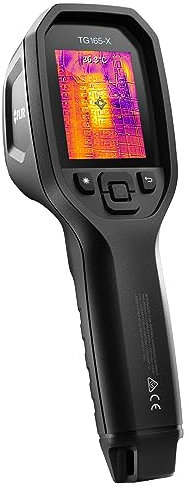 FLIR TG165-X Telecamera termografica con laser Bullseye: telecamera a infrarossi di livello commerciale per ispezioni edilizie, HVAC ed elettriche