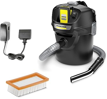 Kärcher AD 2 1.348-301.0 Aspirateur à cendres 230 W 14 l 1 batterie incluse