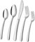 Wildone 40-teiliges Besteckset aus Edelstahl für 8 Personen, Silber, Poliert, Rostbeständig, Spülmaschinenfest, Modern, 1 Set, 40 Stück, Geschirr, Besteckset, Home & Kitchen