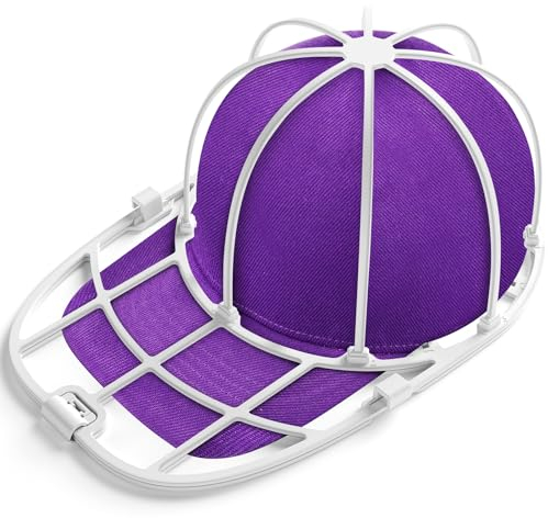Hat Washers Cap Washers for Washing Machine, Hat Cleaning Shaper Protector Fit for Adult and Kid's Baseball Caps, White