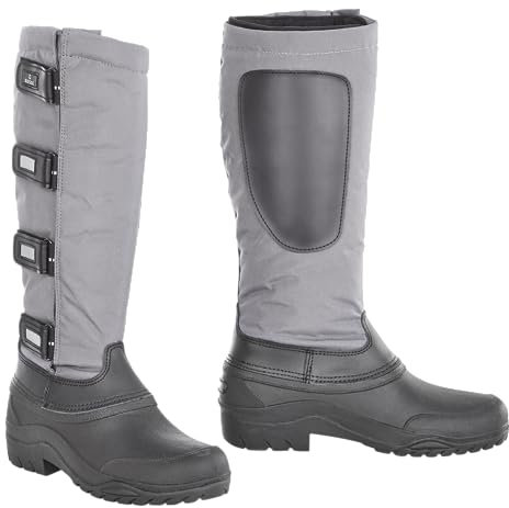 Busse Bottes d'équitation thermiques Toronto pour femme, gris/noir, 43 EU