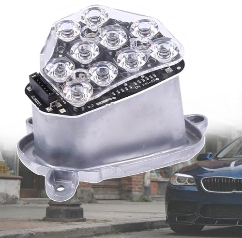 Ysimee 63117271902 DRL Luz diurna intermitente módulo de control unidad estabilizador lado derecho compatible para faros delanteros F10 HID xenón balasto izquierdo