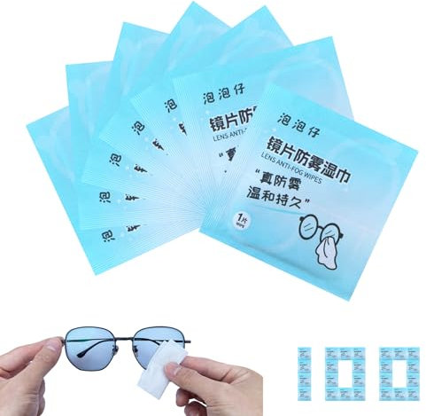 RYHHH 100 Stück, Brillenputztuch Antibeschlag,Antibeschlagtuch Brille,Brillenreinigung,Brillen Zubehör, Von Professionelle Brillenreinigung, Brille, Tablet, Handy, Display, Kamera